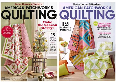 American Patchwork & Quilting- Better Homes & Gardens Magazine Set Of 2-...-image