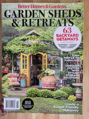 Better Homes & Gardens Magazine Garden Sheds & Retreats 63 Backyard Getaways-image