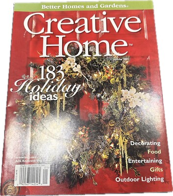 Vintage Better Homes & Garden Magazine Holiday 2001-image