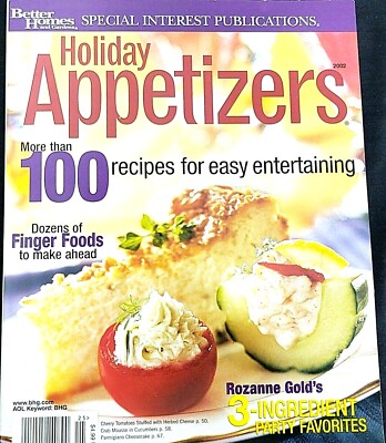 HOLIDAY APPETIZERS  2002 BETTER HOMES AND GARDENS-image
