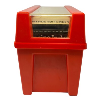 Better Homes & Gardens Recipe Card Library Red Box Set 15 Bonus Booklets1980 Vtg-image