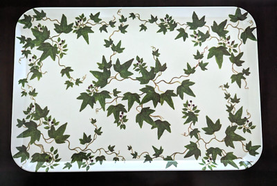 VTG Ivy Vines Italy Serving Tray Large Melamine Design Imports 1991 Charcuterie-image