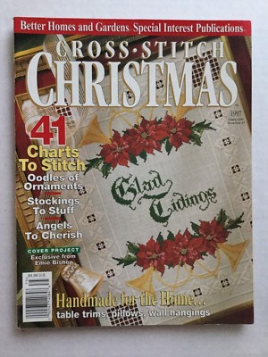 Better Homes & Gardens Cross Stitch Christmas Magazine 1997-image