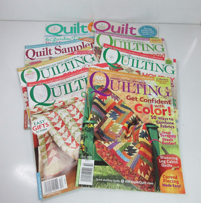Lot of 8 Quilting Magazines - Better Homes and Gardens & Quilt-image