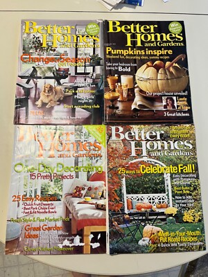 Better Homes and Gardens 9,10/2005,8,10/2006,1-10/2007 Pre-Owned Lot of 13-image