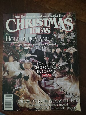BETTER HOMES and GARDENS Creative Ideas Christmas Ideas Magazine 1990-image