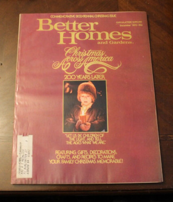 Better Homes and Gardens ~ December 1975 ~ Commemorative Issue-image