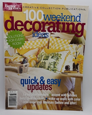 Better Homes And Gardens Creative Collection Publications 100 Weekend Decorating-image
