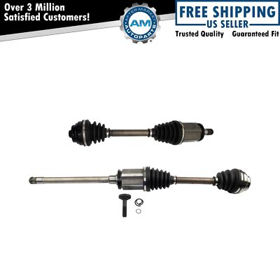 Front Complete CV Joint Axle Shaft LH RH Pair 2pc Set for BMW xDrive AWD 528 535-image