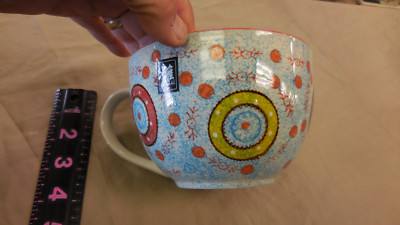  DUTCH WAX Inspired DESIGN By MIYABI Coffee MUG Cup~Multi-Color CERAMIC-image