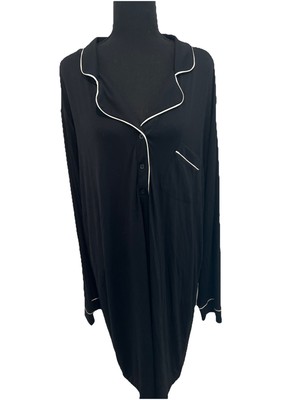 Liz Claiborne Sleepwear Women’s XXL Black Cool & Calm Activated Cooling $48-image