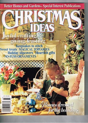 Better Homes and Garden Christmas Ideas Magazine 1996-image