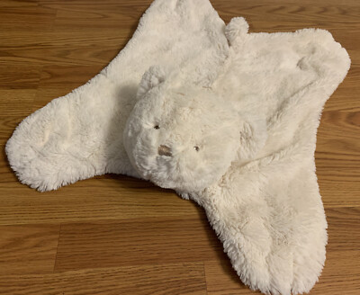 Baby Gund Ivory White Bear Amandine comfy cozy 4043892 security blanket-image