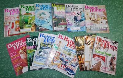 BETTER HOMES AND GARDEN MAGAZINE VTG LOT Y2K 2004 2005-image