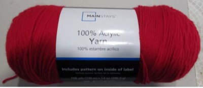 Mainstays Acrylic Yarn, 14  OZ  RED-image