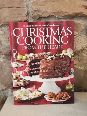 Better Homes Garden Christmas Cooking From the Heart Chocolate Cake Candy Cookie-image