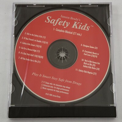 Safety Kids by Janeen Brady Complete Musical Brite Music CD Drugs Classroom Sing-image