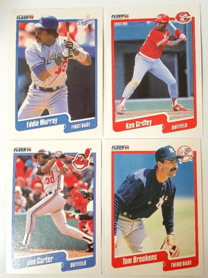 1990 Fleer Baseball, #401-600, You Pick, COMPLETE YOUR SET!!-image