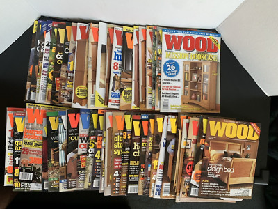 WOOD Magazine Lot of 45 From The 2000s - Better Homes and Gardens Woodworking-image