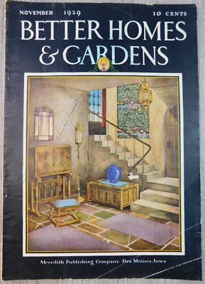Better Homes & Gardens November 1929 Vol 8 No 3 Advertisements Vintage Magazine-image