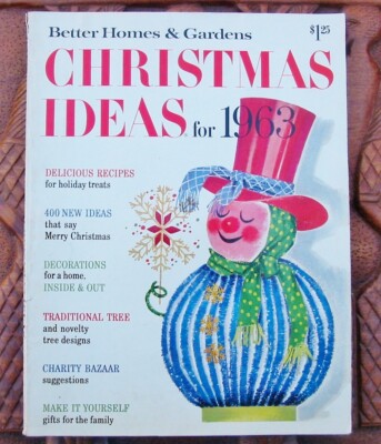 Oversized Better Homes Christmas Ideas 1963 Hobby Horse Dried Beef Logs #2-image