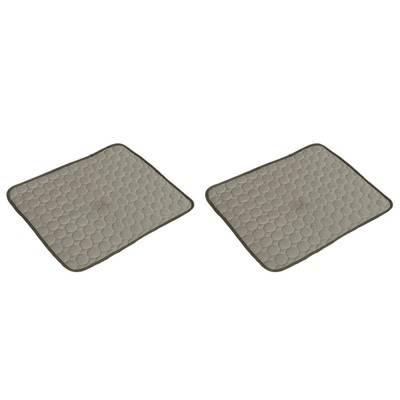  Set of 2 Kitten Toys Self Warming Cat Bed Cozy and Comfortable Pet Ice Pad-image