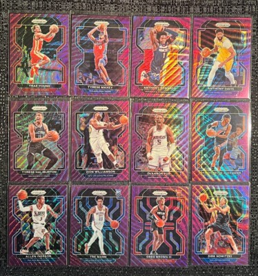 2021-22 PRIZM Basketball PURPLE WAVE Complete Your Set You Pick Card #1-330 PYC-image