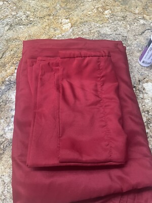 Mainstays Sheet Set Full Size Super Soft Brushed Microfiber Red 4 Piece-image