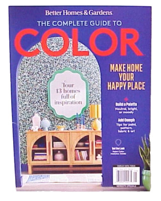 BETTER HOMES & GARDENS THE COMPLETE GUIDE TO COLOR 2024 MAGAZINE TOUR 13 HOMES-image