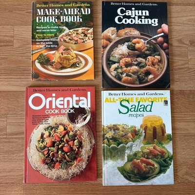 Set of 4 Vintage Better Homes and Gardens Cookbooks Collection of Hardcover -image