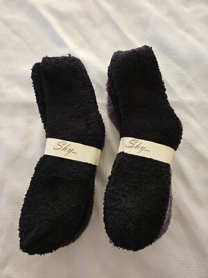 Shy Closet Womens Winter Cozy Fuzzy Socks 6 Pair Size 9-11 F12-image