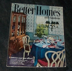 August, 1959 Better Homes and Gardens Bedroom Decorating Tips-image