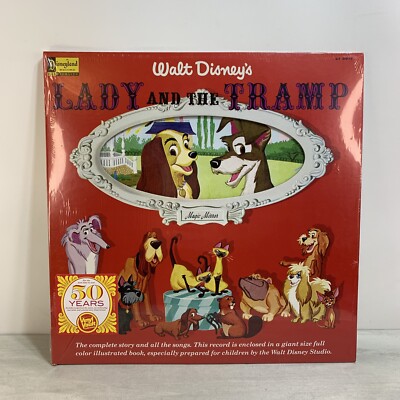 Walt Disney's Story of Lady and the Tramp Vinyl LP - Complete Story & All Songs-image