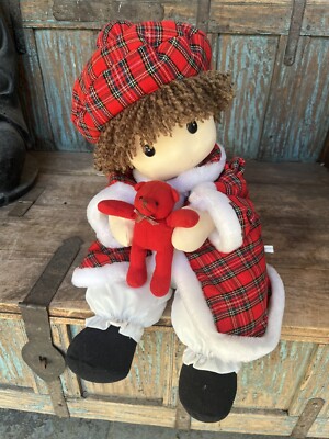 Vintage Doll Animated Wind Up FRERE JACQUES  11.5