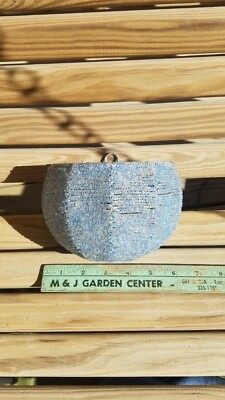 Pier 1 Imports Glass Beaded Wall Candle Sconce Votive Tealight Holder Blue -image