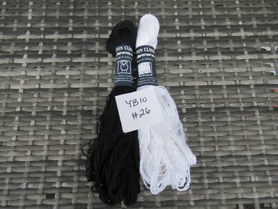 Tahki Imports Cotton Classic 100% Mercerized Yarn Made in Greece Black White-image