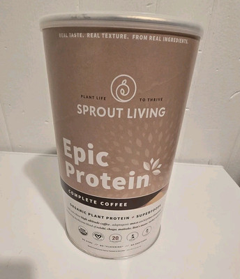Epic Protein Complete Coffee Net WT 2Lb Organic Plant Protein + Superfoods -image