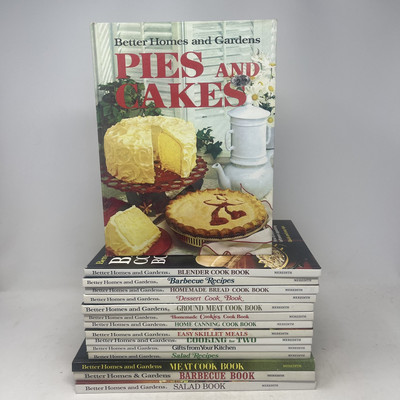 Lot of 15 Better Homes and Gardens Cookbooks Vintage 70s 80s-image