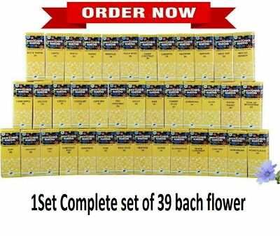 New Life Bach Flower Remedies Kit (30ml) 1Set Complete set of 39 bach flower-image