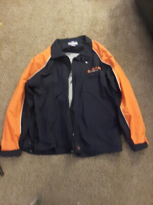 VINTAGE CHICAGO BEARS WIND BREAKER & RAIN NFL REEBOK ZIP UP JACKET SIZE XL.-image