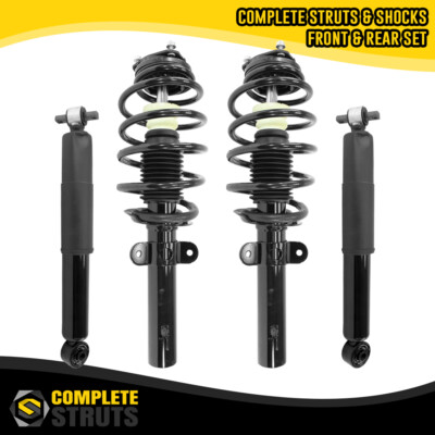 2001-2008 Jaguar X-Type Front Complete Strut Assemblies & Rear Shock Absorbers-image