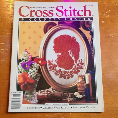 Better Homes And Gardens Cross Stitch & Country Crafts Magazine SEPT/OCT 1991-image