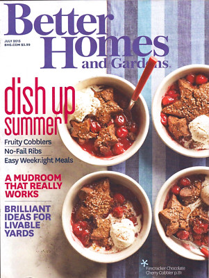Better Homes and Gardens Magazine July 2015 Summer Recipes 10 Best Beaches-image