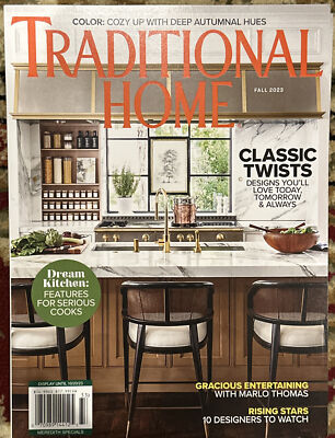 TRADITIONAL HOME MAGAZINE FALL 2023 Classic Twists Dream Kitchen-image