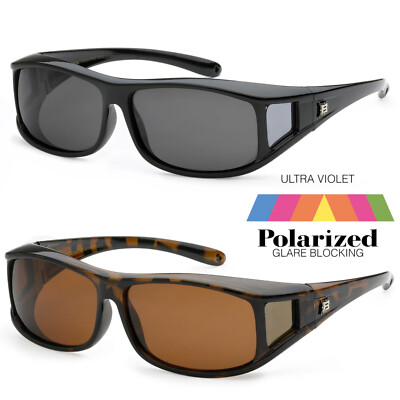 Large Fit Over Sunglasses Polarized Lens Over PRESCRIPTION Glasses Anti Glare-image