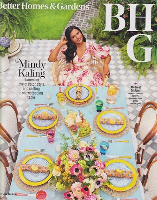 Better Homes & Gardens June 2023 Mindy Kaling,  The Great Outdoors (Magazines: H-image