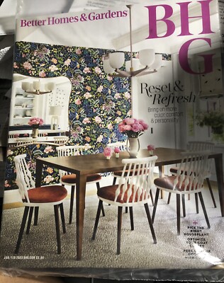 Better Homes & Gardens Magazine January February 2025 Issue Reset & Refresh-image