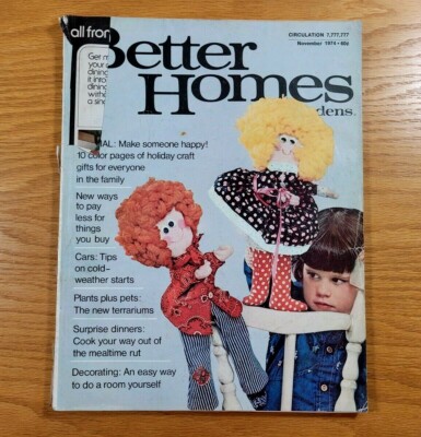 BETTER HOMES AND GARDENS Magazine Vintage Issue From November 1974-image