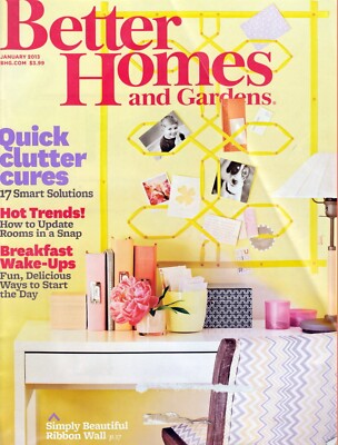 Better Homes & Gardens January 2013 Room Updates & Clutter Fixes + Breakfast-image