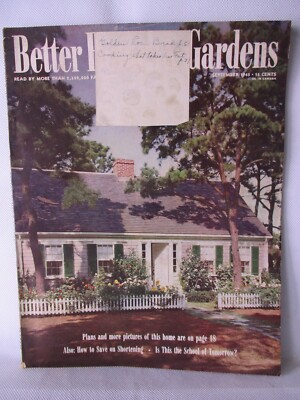 September 1945 WW2 Better Homes & Gardens Magazine Spam, Cannon Towels Chevrolet-image